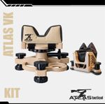 Atlas VK  | Front & Rear Rifle Rest Kit | Adjustable Benchrest Shooting Support