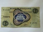 1969 Bank Of Scotland £5 Banknote