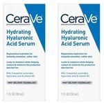 2X CeraVe Hydrating Hyaluronic Acid Serum Moisturising Serum 30ml UK
