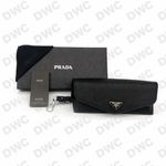 Prada Saffiano Soft Leather Case for Eyeglasses Sunglasses w/ Cloth & Box