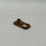 1:12TH Scale Dolls House Miniatures, Salami on Cutting Board, POM02