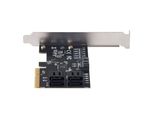 PCIe SATA Expansion Card 5 Port 3.0 III 6Gb/s PCIe JMB585 Chipset