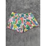 Baby Boden Sea Turtle Shorts Unisex 2-3Y White Cotton Coastal Beach Summer Print
