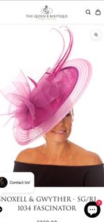 Snoxell & Gwyther SG/RJ 1034 Fascinator Hatinator Mother of Bride Wedding Races