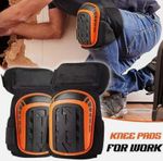 Knee Pads for Construction & Flooring for Work with Heavy Duty Gel Cushion 2Pcs
