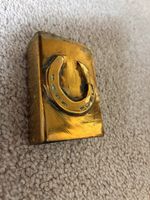 Trench Art Brass Matchbox Cover