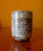 John Wright studio pottery tea bowl stoneware chawan
