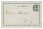 Norway old postal stationery Brevkort with advertising by Chr. Magnus & Co., Christiania