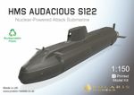 HMS Audacious S122 - Submarine self assembly scale model kit 1:150 646 mm