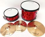 Rocket Music Drum Bundle - 1x Snare Drum 1x 12" Tom 1x 12" crash 2x 10" Hi-Hats