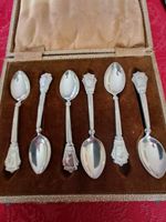 Queen Elizabeth's Silver Jubilee Solid Silver Set Tea Spoons