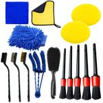 Car Detailing Brush Set The Ultimate Cleaning Kit for Vents Gaps Maintenance