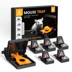6PCS Mouse Traps,Rat trap for Indoor and 6pcs Traps, colorful