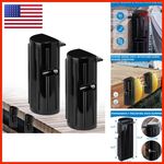 JYINCPED Dock Bumper Fender for Edge or Side, 2 Pack, Black