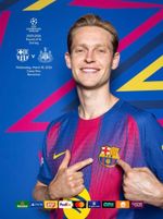 Programme Barcelona v Newcastle 2026 Champions League. Fan edition