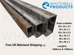 Rectangular Mild Steel Box Section | 50mm-80mm | 1000mm & 1500mm | Free Shipping