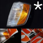 US Design Film for White Indicators Mercedes W124 Front Right/Left E-Class