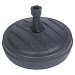 13L Garden Patio Plastic Parasol Base Beach Umbrella Stand Sun Shade Water
