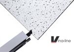 ND Fissured Suspended Ceiling Tiles 595x595 and White Grid Per 20m2 Complete (v)