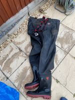 steel toe chest waders size 11