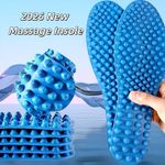 Acupressure Pain Relief Shoe Inserts Foot Massage Insoles Reflexology Plantar