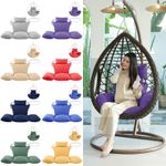 Cushions For Hanging Egg Rattan Chair Outdoor Garden Patio Hammock Swing chair