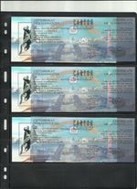 RUSSIA . 2003  . 300 Years of St Petersburg.  MNH. Miniature Sheets x 3.