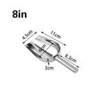 Stainless Steel Ice Cube Flour Scoop Kitchen Bar Tools Buffet Nut Grain Shovel