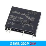1PCS G3MB-202P DC-AC PCB SSR In 24V DC AC 2A Out 240V Solid State Relay Module