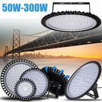 UFO LED High Bay Light 50W 100W 200W 300W for Workshop Garage Lights Industrial