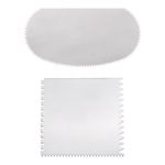 2pcs Stainless Steel Clay Scraper Pottery Serrated Cutter Sculpture Pottery