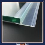 Glass Shower Door Seal Strip 6-12mm Frameless Screen Sealing Weatherstrip