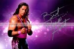 Bret Hitman Hart WWF WWE Wrestler Signed 7.5 x 5 Photograph **With COA**