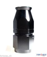 AN -6 (AN6) STRAIGHT Stealth Black PTFE Hose Fitting