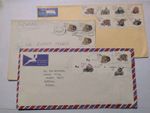 South Africa RSA Airmail Letters Receipts Lot Air Mail 