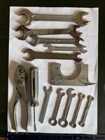 Vintage Mechanical Tool Kit Spanners Pliers Screwdriver Mercedes-Benz Nissan VW