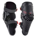 Alpinestars 2025 SX-1 V2 Knee Protectors Black Red  MX Motocross Off Road Quad