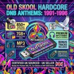 90s Rave Drum N Bass Jungle Happy Hardcore 91-96 USB DJ Friendly