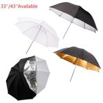 Studio Umbrella Reflective Photo Photography 33''/43'' 4 Types Available UK