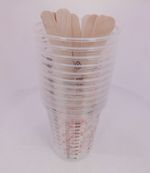 12 X Resin /  Paint Mixing Cups ,12 mixing sticks, 
