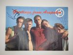 Take That autographed 1993 promotional postcard for "Pray" signed all 5 members.