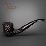 Mr. Brog HAND MADE WOODEN SMOKING PIPE FOR TOBACCO 44  Latakia  Rustic  PEAR