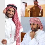 Saudi Scarf Keffiyeh Shemagh |Arab Unisex| Head Neck  Wrap Cover.(Red & White)