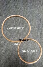 TOYOTA SEWING MACHINE BELT - ORANGE SMALL or LARGE 3001 7001 7002 7700 5001 6600