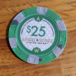 Angel Of The Winds Casino Resort Arlington Washington - $25 Dollar Casino Chip