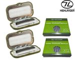 Highlander Solid Fuel Hand warmer x 2 + 24 Charcoal Stick Refills Pocket CS050