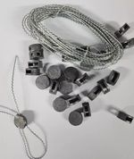 25 x 10mm LEAD ELECTRIC METER SECURITY SEAL TAXI METER TAMPER PROOF SEALS & WIRE