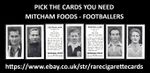 MITCHAM FOODS - FOOTBALLERS - PICK THE CARDS YOU NEED
