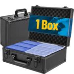 Sports Card Storage Box 6 Slots Holds 130+ Or Magnetic One Touch