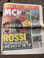 Historic MCN Motor Cycle News 2011  Valentino Rossi